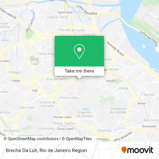 Brecha Da Luh map