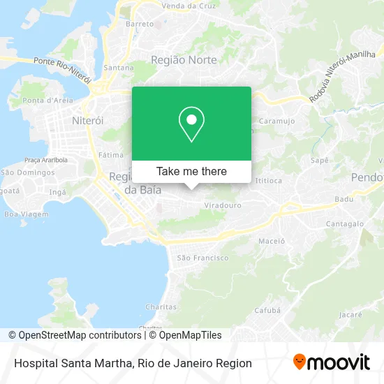 Hospital Santa Martha map