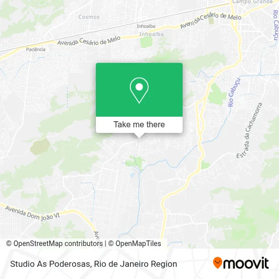 Studio As Poderosas map