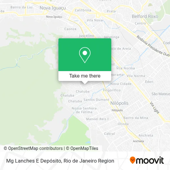 Mg Lanches E Depósito map