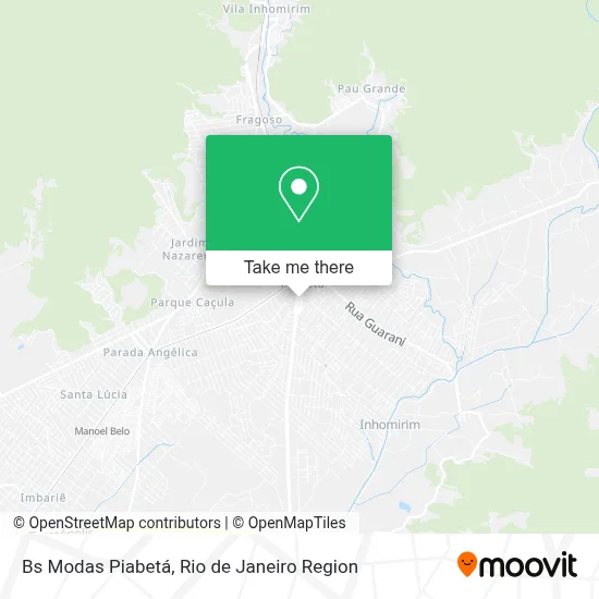 Bs Modas Piabetá map