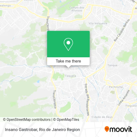 Insano Gastrobar map