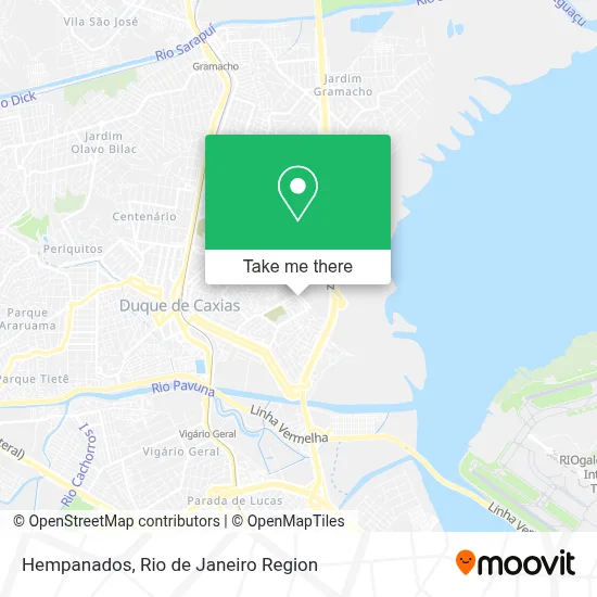 Hempanados map