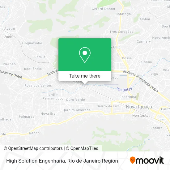 High Solution Engenharia map