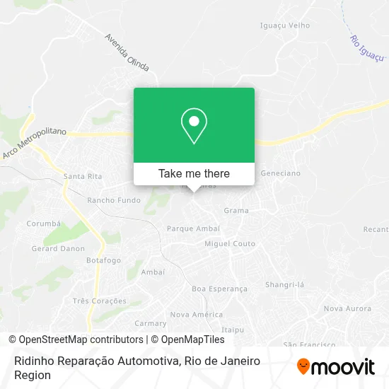 Ridinho Reparação Automotiva map