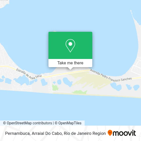 Pernambuca, Arraial Do Cabo map