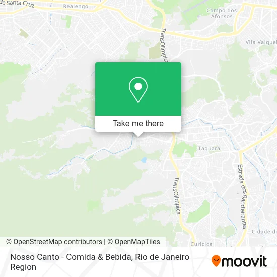 Nosso Canto - Comida & Bebida map