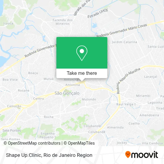Shape Up.Clinic map