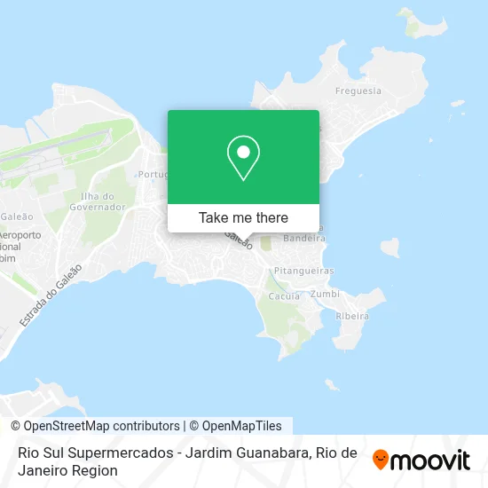 Rio Sul Supermercados - Jardim Guanabara map