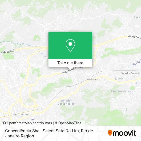 Conveniência Shell Select Sete Da Lira map