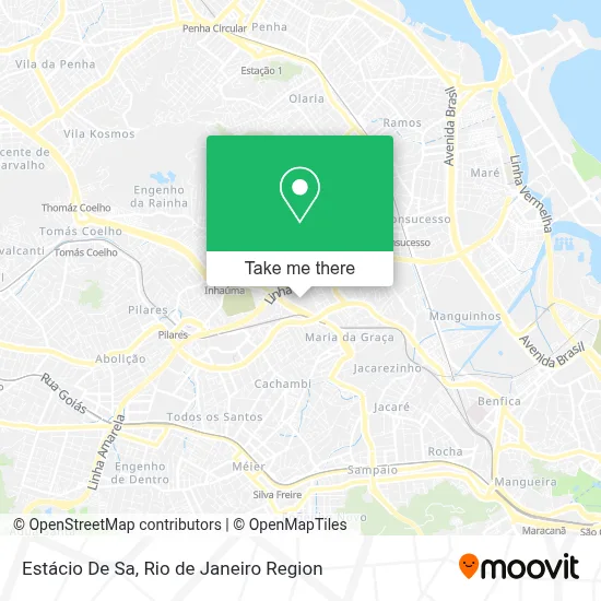 Estácio De Sa map