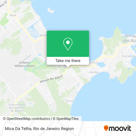 Mica Da Telha map