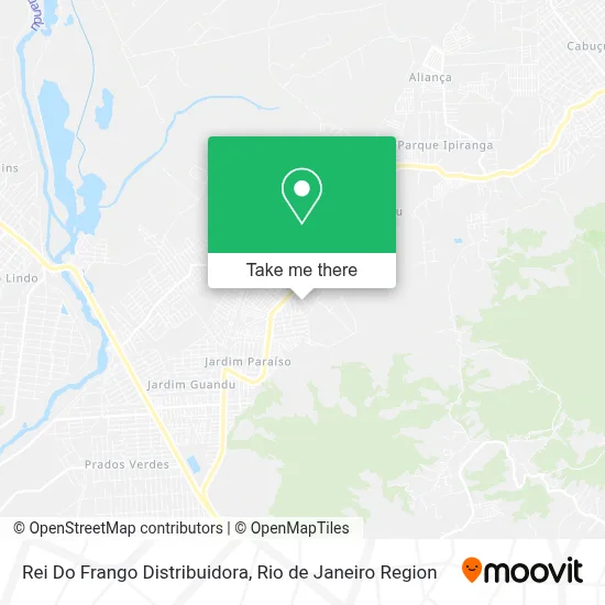 Rei Do Frango Distribuidora map