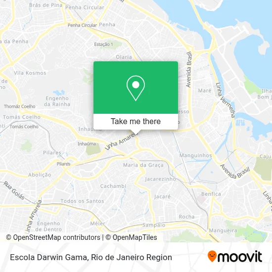 Escola Darwin Gama map