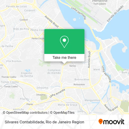 Silvares Contabilidade map