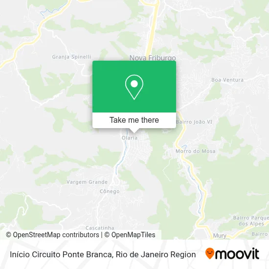 Início Circuito Ponte Branca map