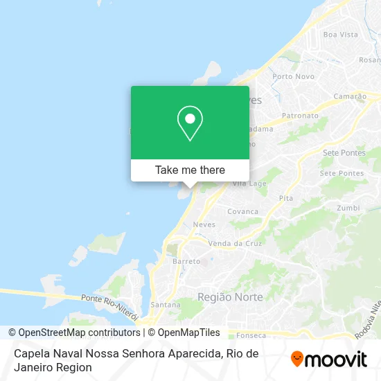 Capela Naval Nossa Senhora Aparecida map