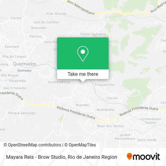 Mayara Reis - Brow Studio map