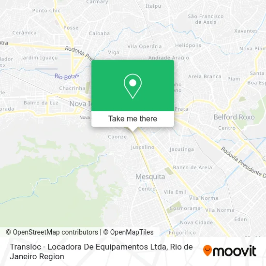 Transloc - Locadora De Equipamentos Ltda map