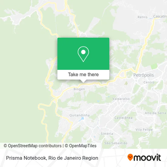 Prisma Notebook map