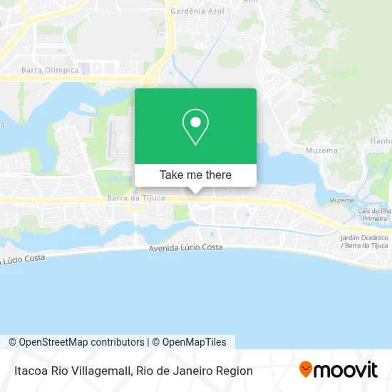 Itacoa Rio Villagemall map
