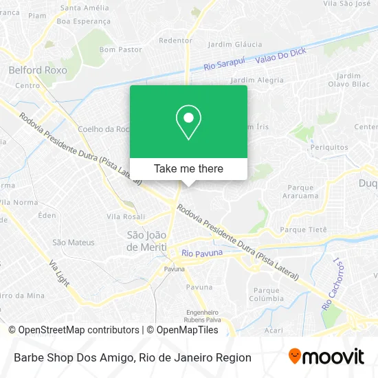 Barbe Shop Dos Amigo map