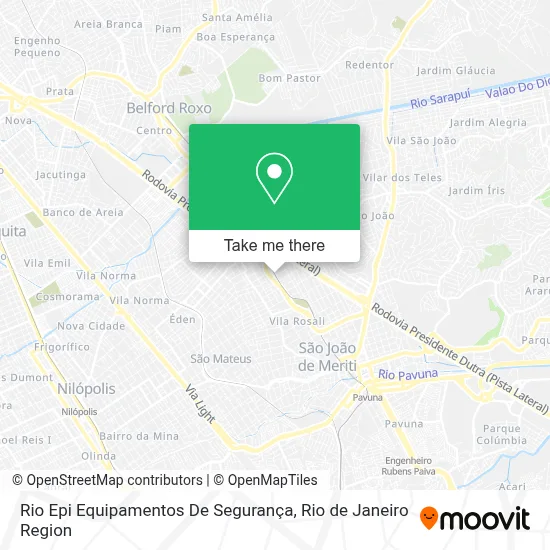 Rio Epi Equipamentos De Segurança map