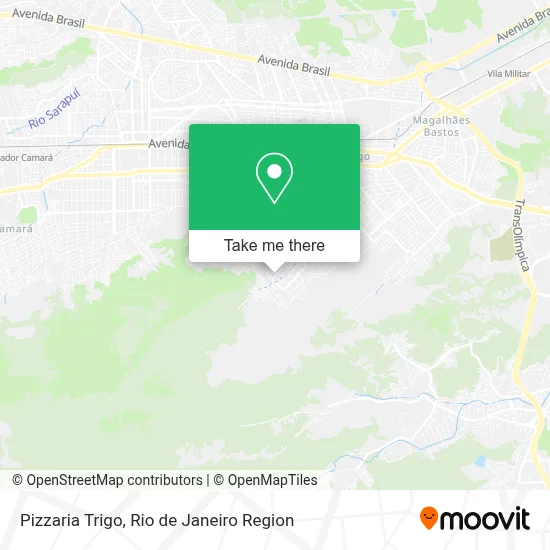 Pizzaria Trigo map