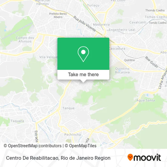 Centro De Reabilitacao map