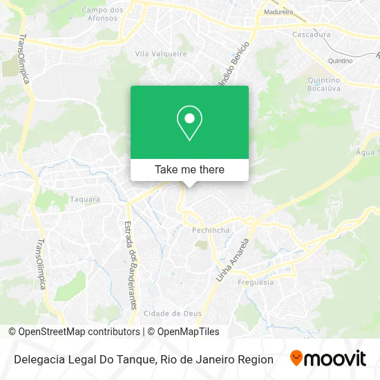 Delegacia Legal Do Tanque map