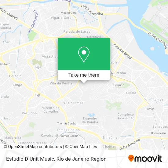Estúdio D-Unit Music map