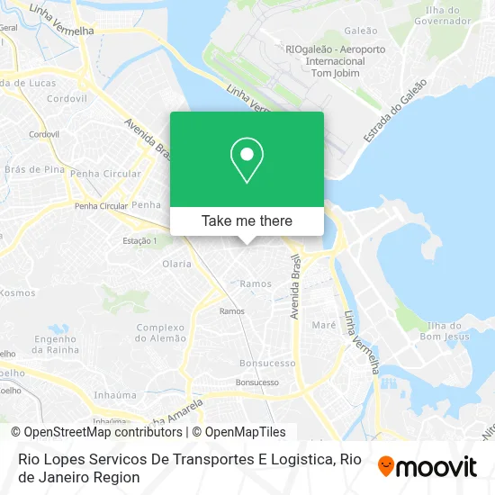Rio Lopes Servicos De Transportes E Logistica map