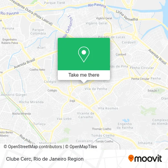 Clube Cerc map