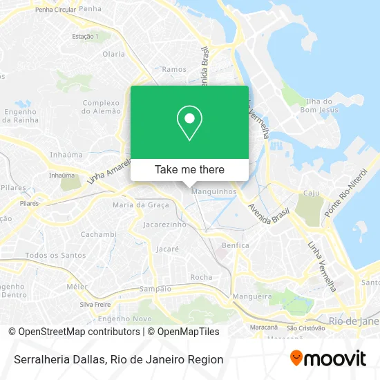 Serralheria Dallas map