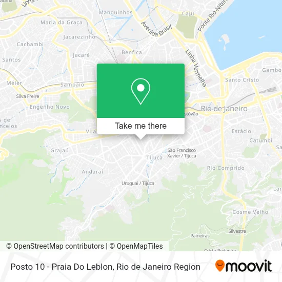 Posto 10 - Praia Do Leblon map