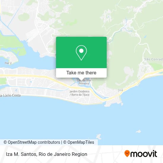 Iza M. Santos map