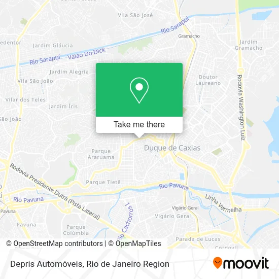 Depris Automóveis map