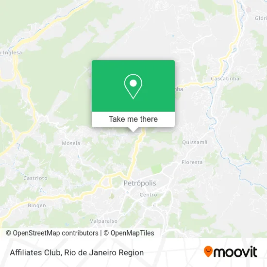 Affiliates Club map
