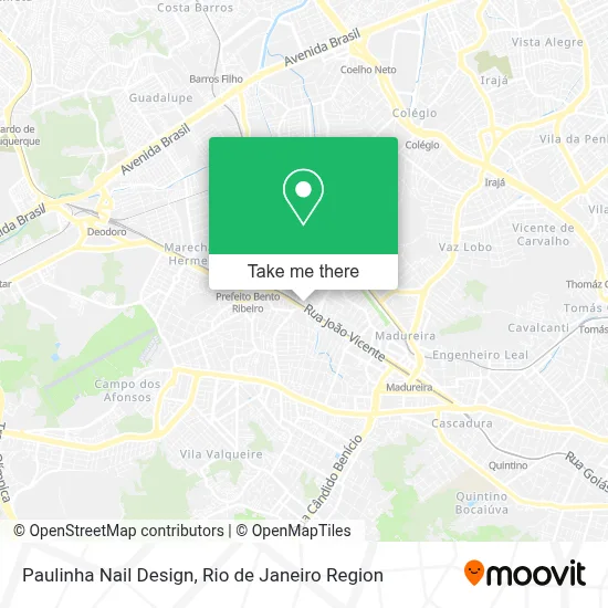 Paulinha Nail Design map