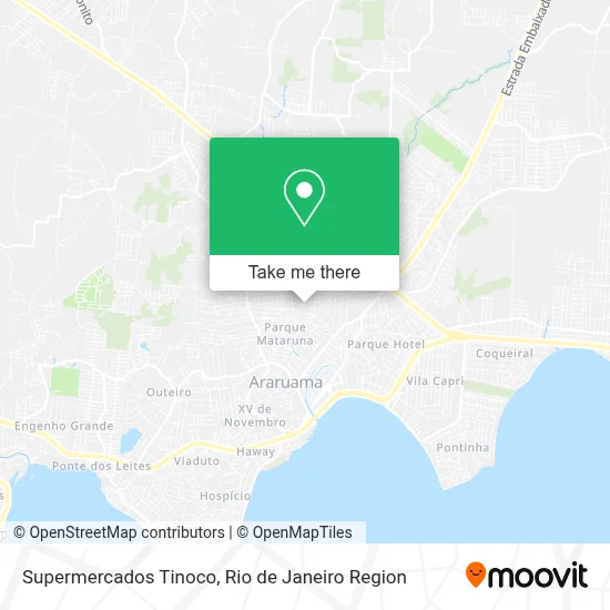 Supermercados Tinoco map