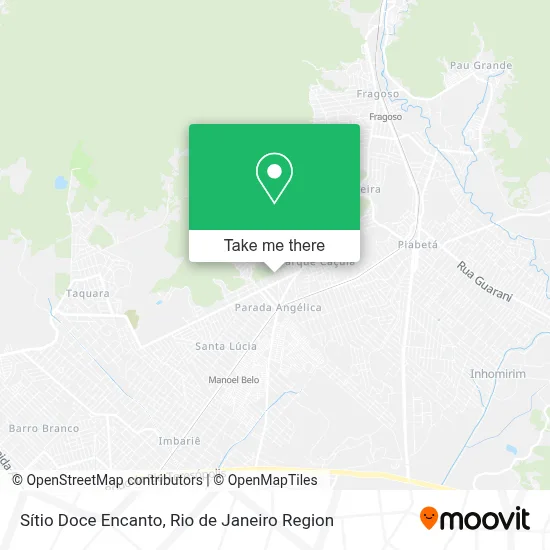 Sítio Doce Encanto map
