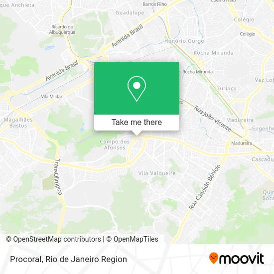 Procoral map