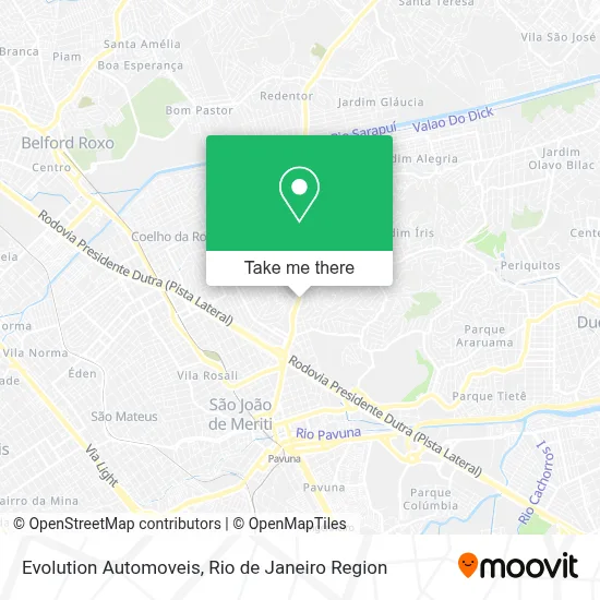 Evolution Automoveis map