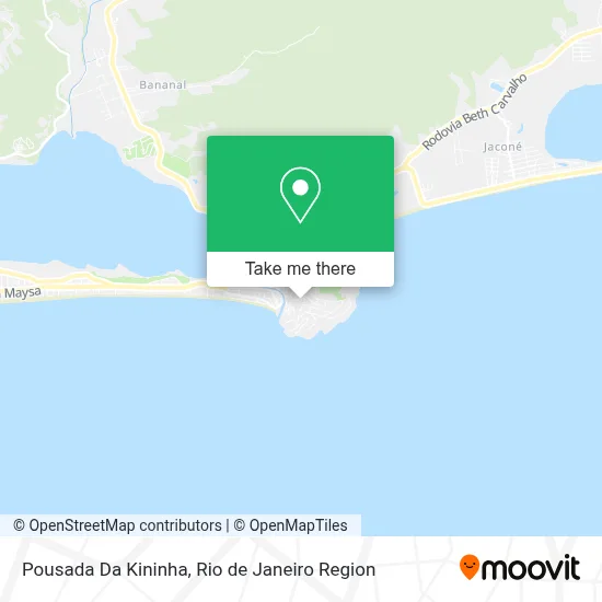 Pousada Da Kininha map