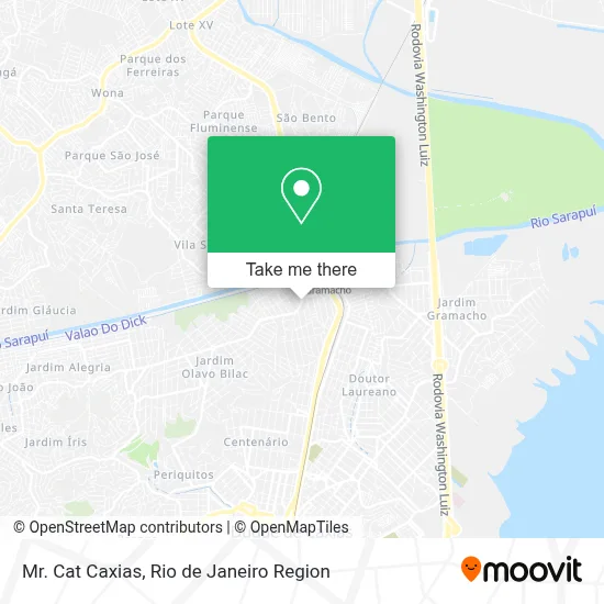 Mr. Cat Caxias map