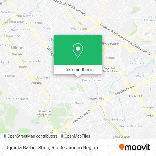 Jquinta Barber Shop map