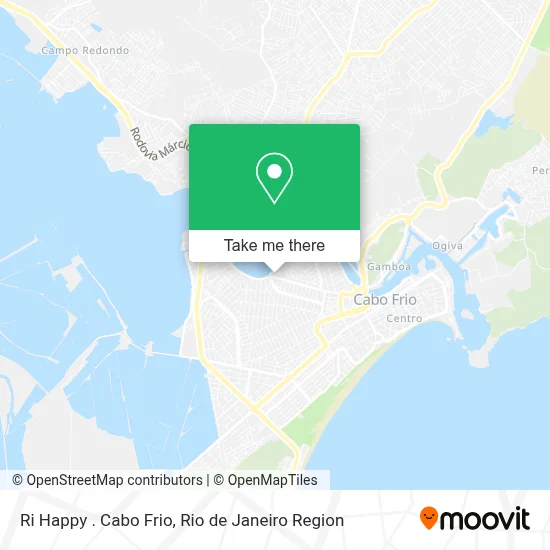 Ri Happy . Cabo Frio map