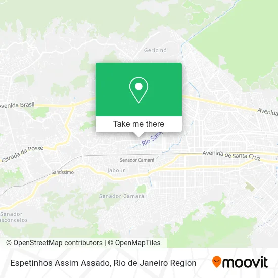 Espetinhos Assim Assado map