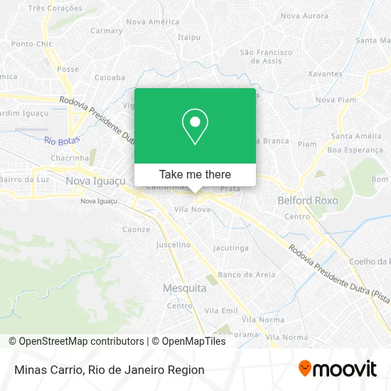 Minas Carrio map
