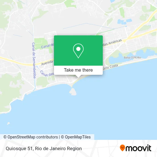 Quiosque 51 map